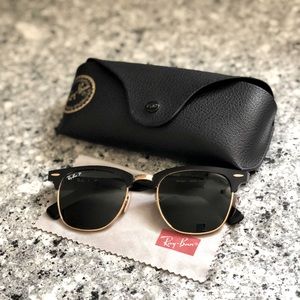 Ray-Ban Clubmaster - Aluminum Polarized Sunglasses